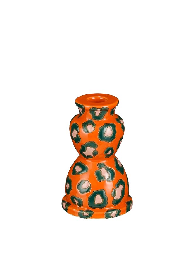 Zarah kandelaar oranje