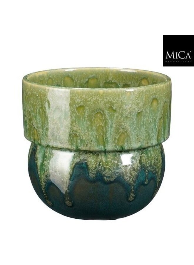 Debby pot rond groen