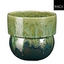 Debby pot rond groen