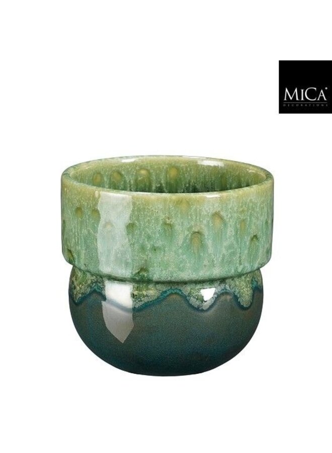 Debby pot rond groen