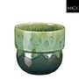 Debby pot rond groen