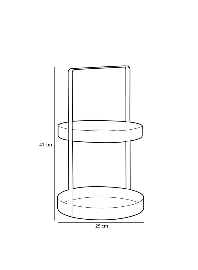 Etagere goud