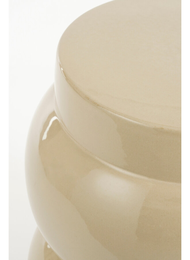 Vendi bijzettafel creme