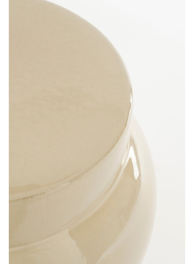 Vendi bijzettafel creme