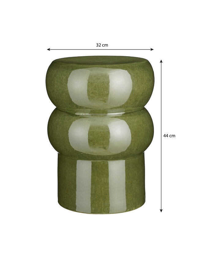 Vendi bijzettafel d.groen