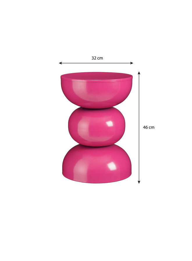 Luna bijzettafel fuchsia