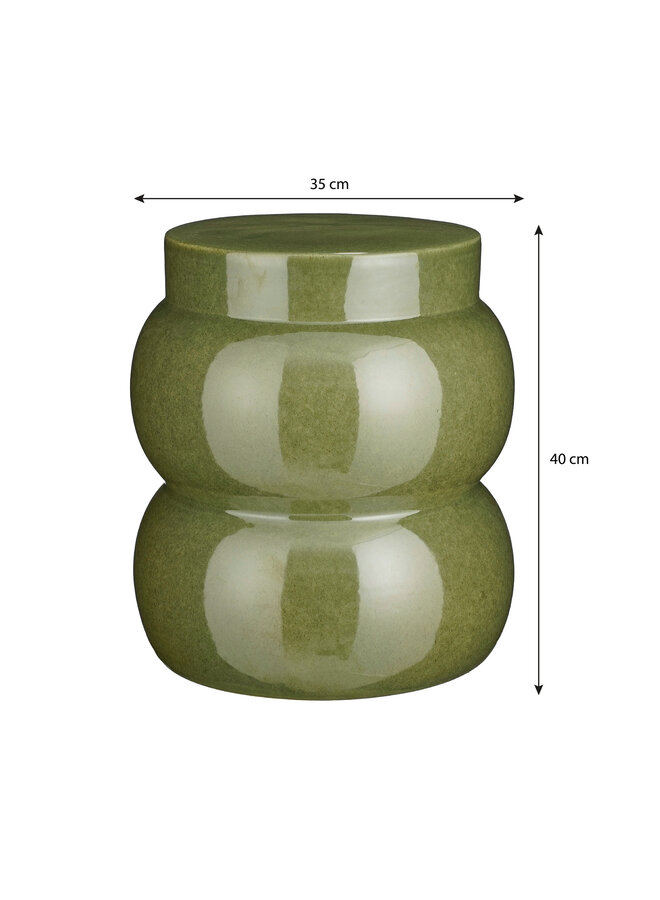 Vendi bijzettafel d.groen