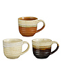 Ethan cup terra off white black 3 assorted
