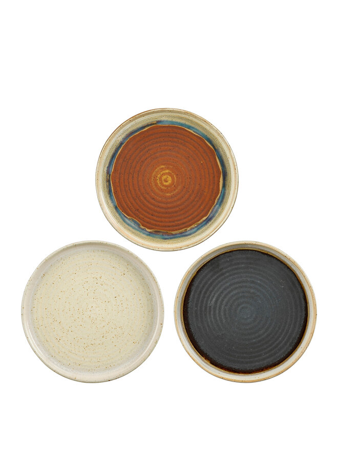 Ethan breakfast plate terra off white black 3 ass.