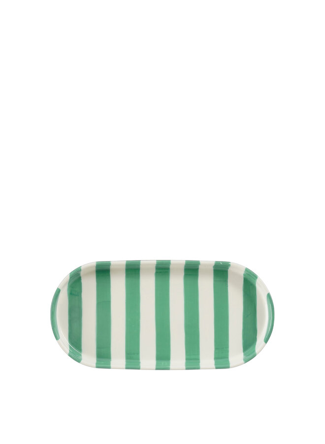 Neva plate oval blue