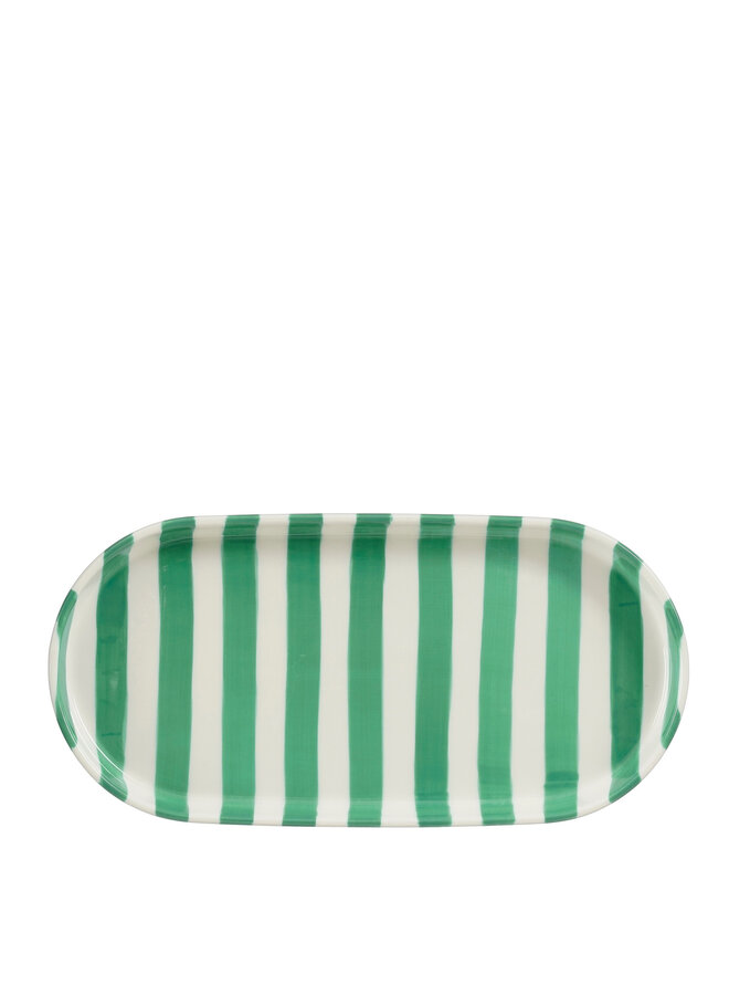 Neva bord ovaal blauw