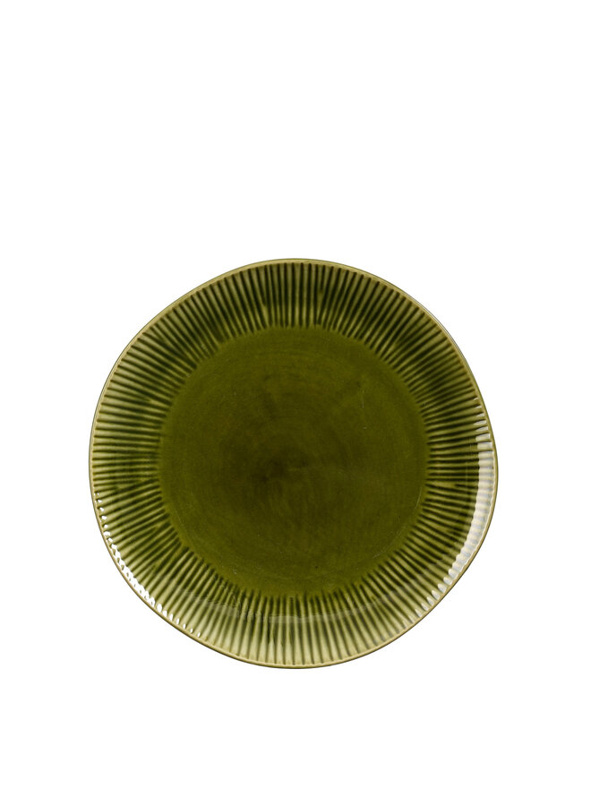 Nusa breakfast plate green