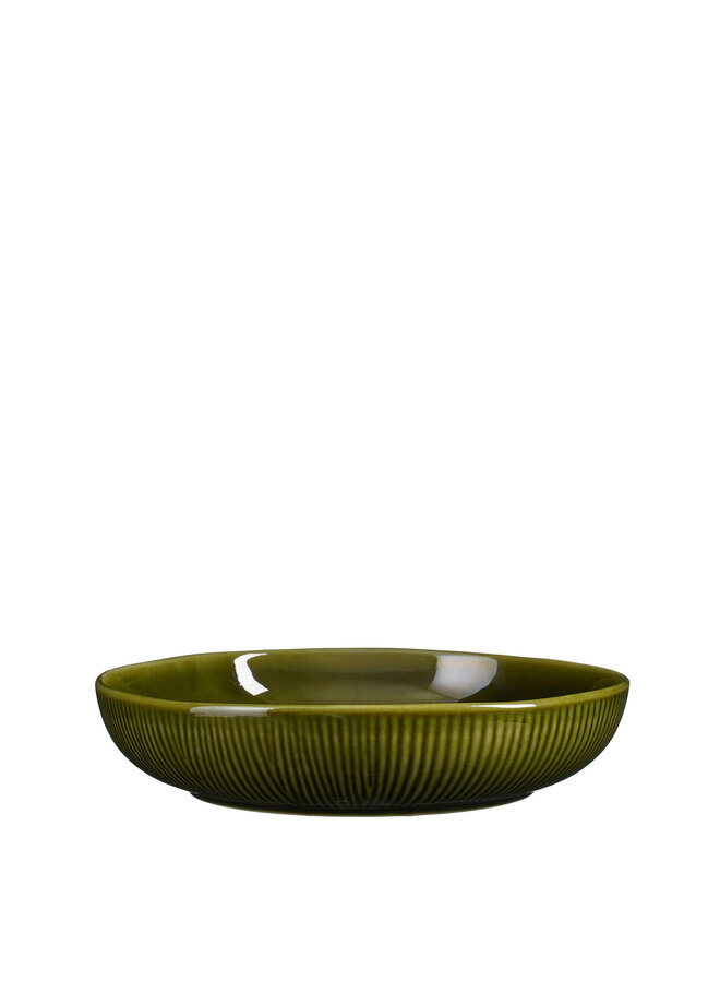Nusa pasta plate green
