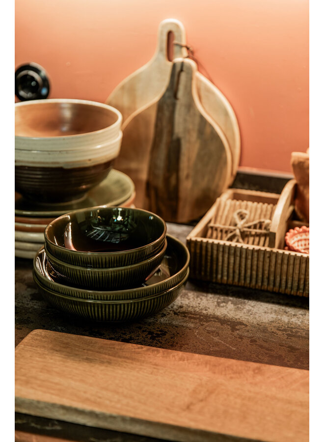 Nusa pasta plate green