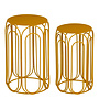 Vavio side table yellow set of 2