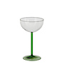 Riga wineglass green