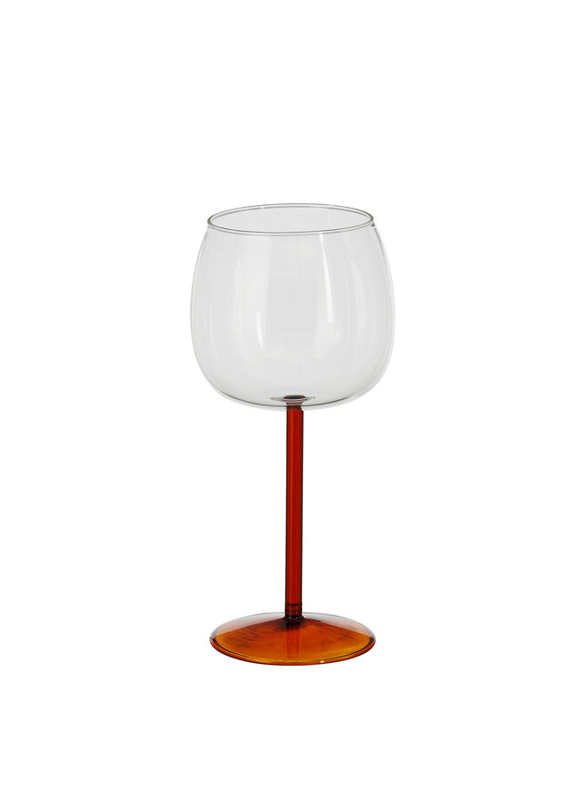 Riga wineglass orange