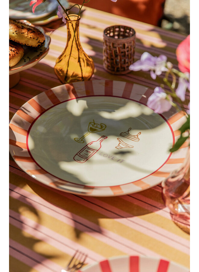 Imke table cloth ochre