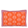 Cushion palm tree red