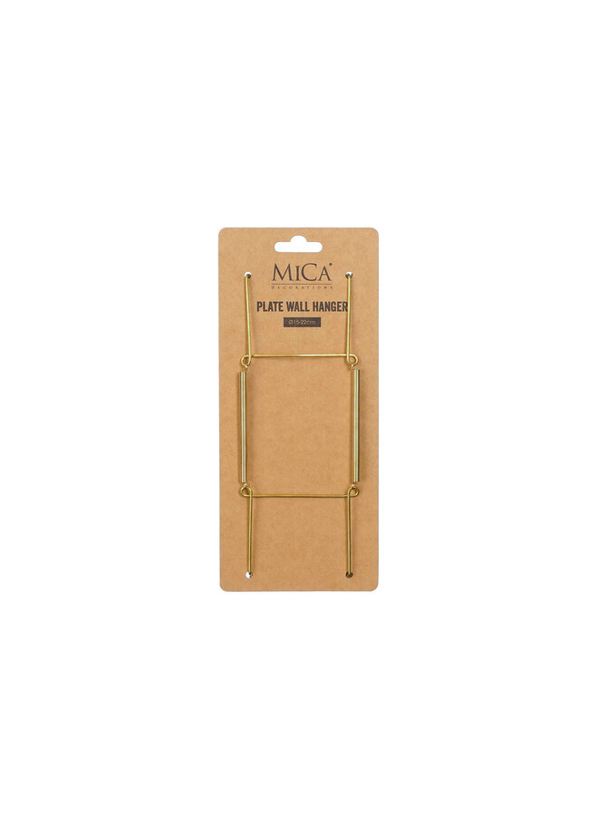 Plate hanger gold