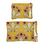 Helene toiletry bag ochre 2 pieces