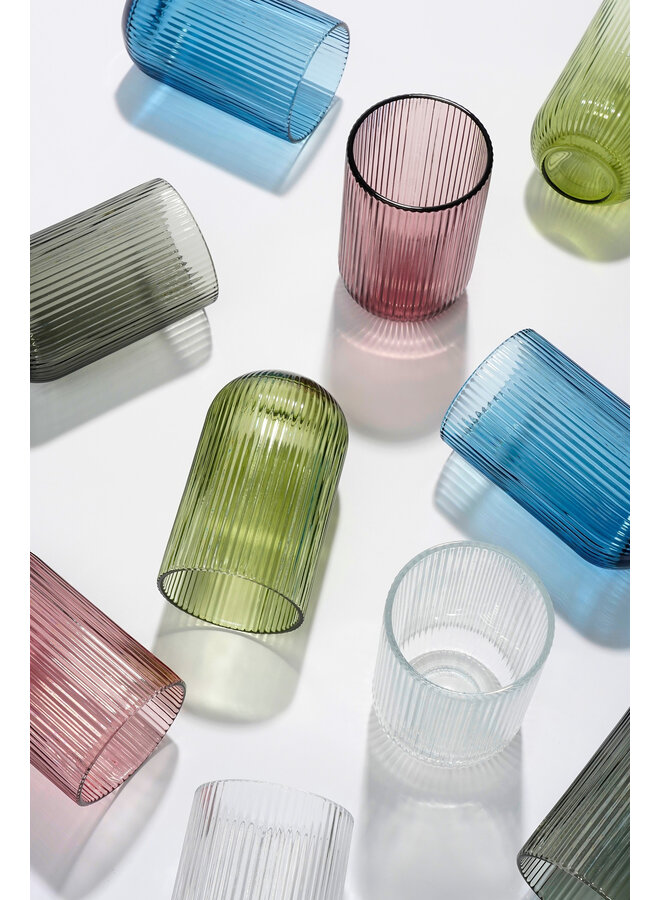 Merlot drinking glass blue