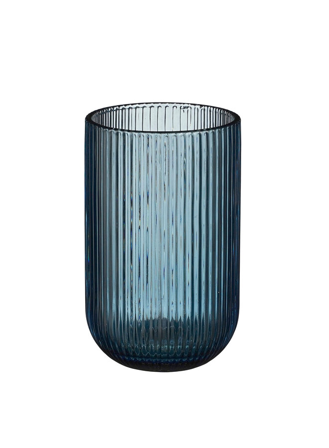 Merlot drinking glass blue