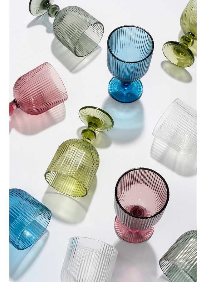 Merlot wineglass blue