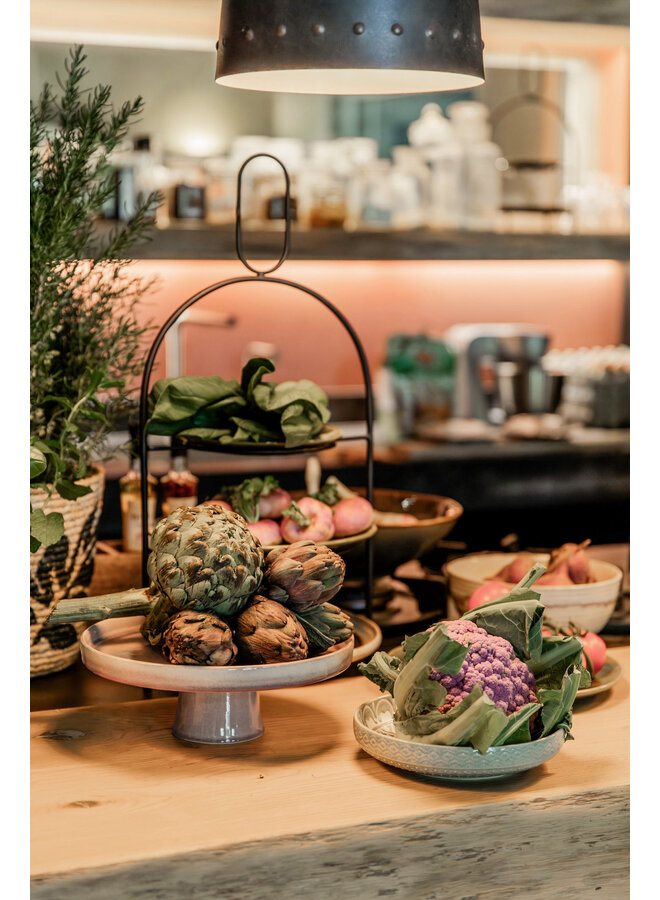 Isa schaal l.grijs l.groen 2 assorti