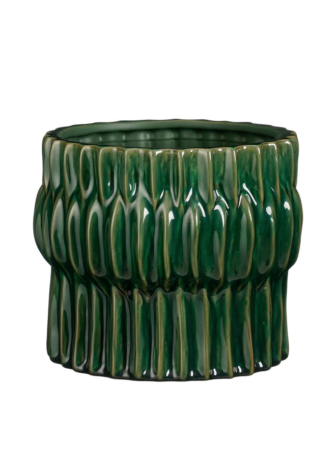 Gem pot rond groen