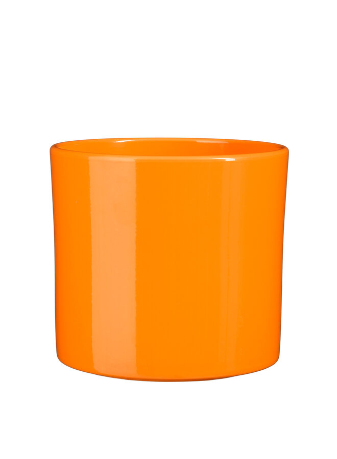 Era pot round orange