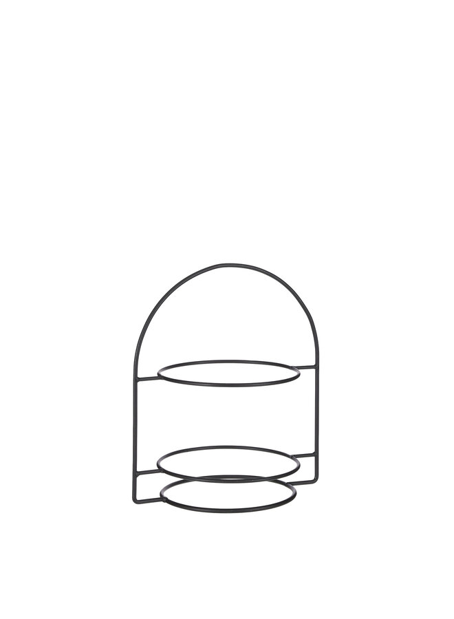 Tiered stand black