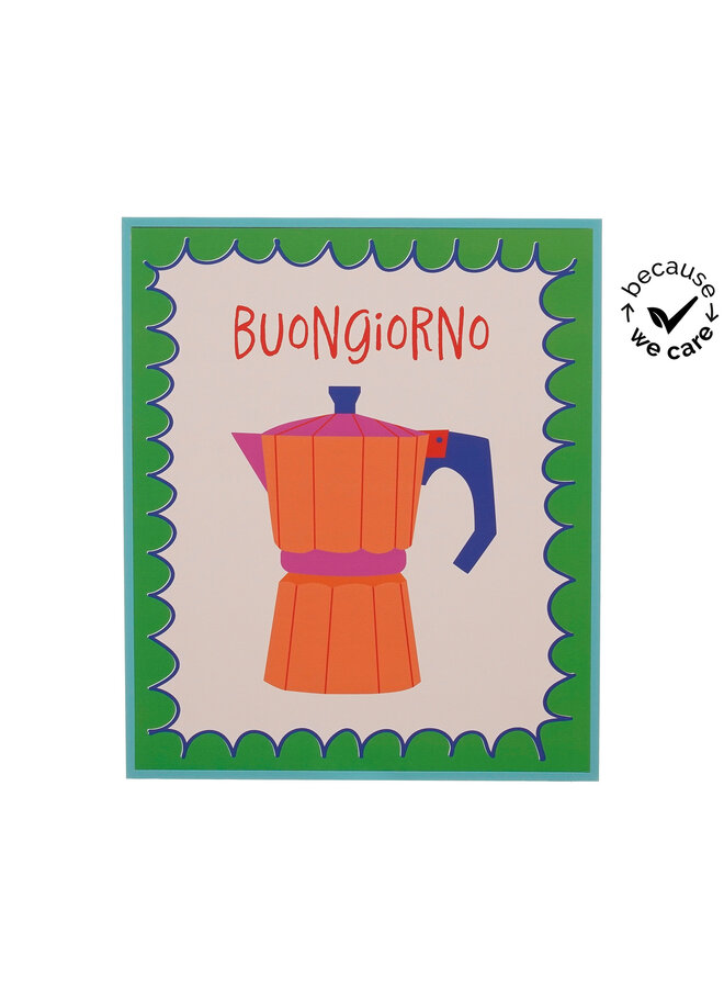 Walldecoration yellow Buon Giorno FSC Mix