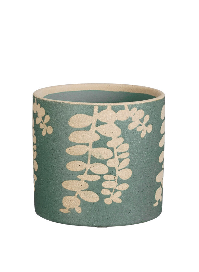Noelle pot round turquoise