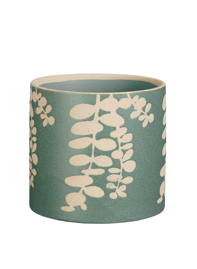 Noelle pot round turquoise