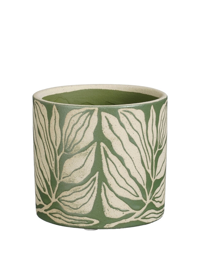 Noelle pot rond d.groen