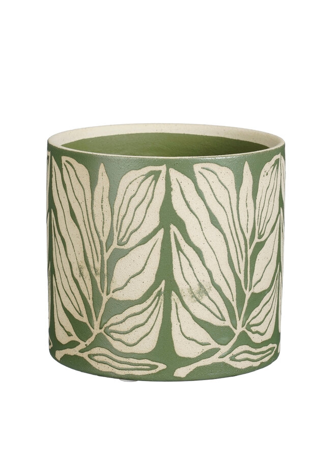 Noelle pot rond d.groen