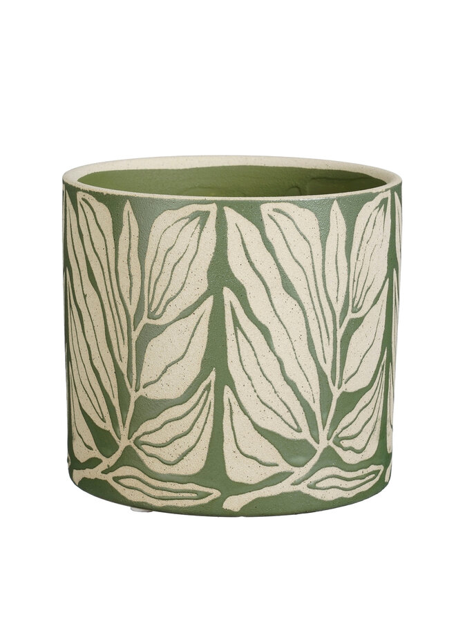 Noelle pot rond d.groen