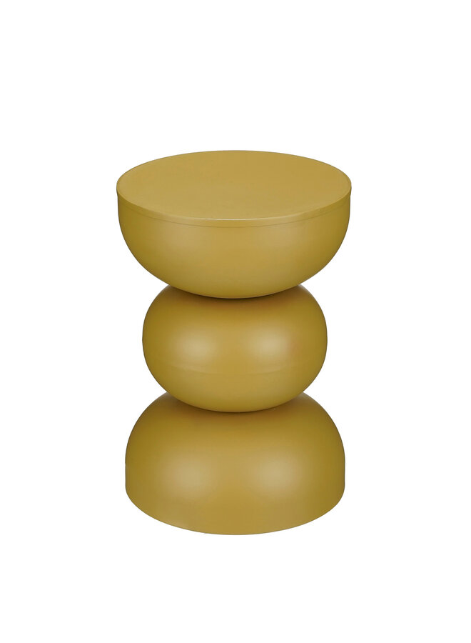 Luna side table ochre