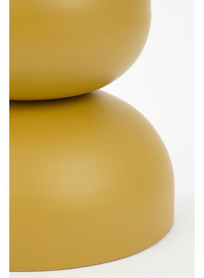 Luna side table ochre