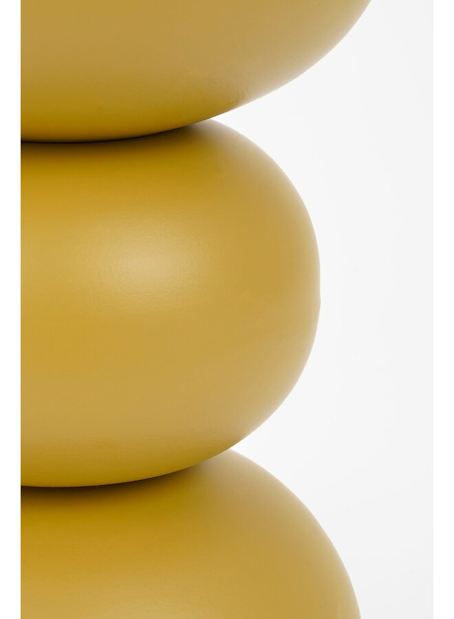 Luna side table ochre