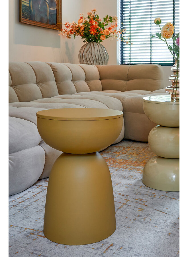 Elliott side table ochre