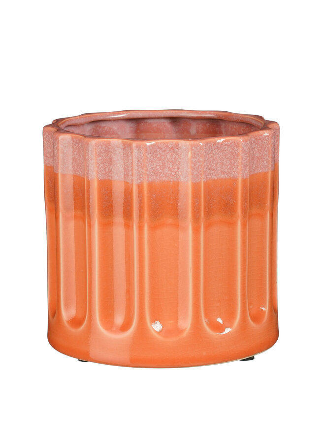 Aivy pot round orange
