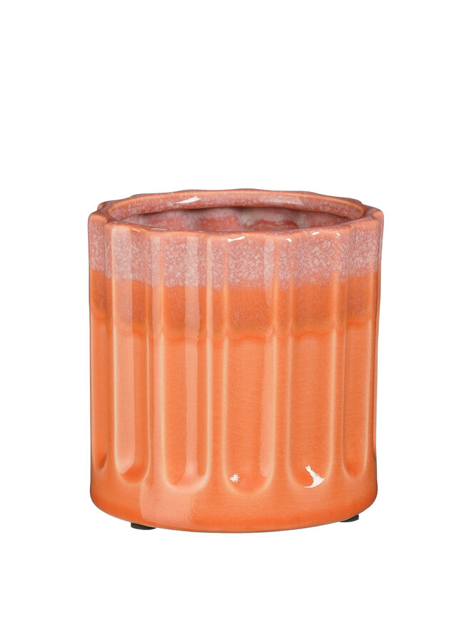 Aivy pot round orange