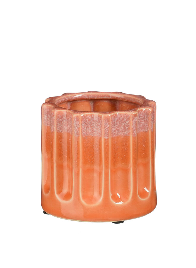 Aivy pot round orange