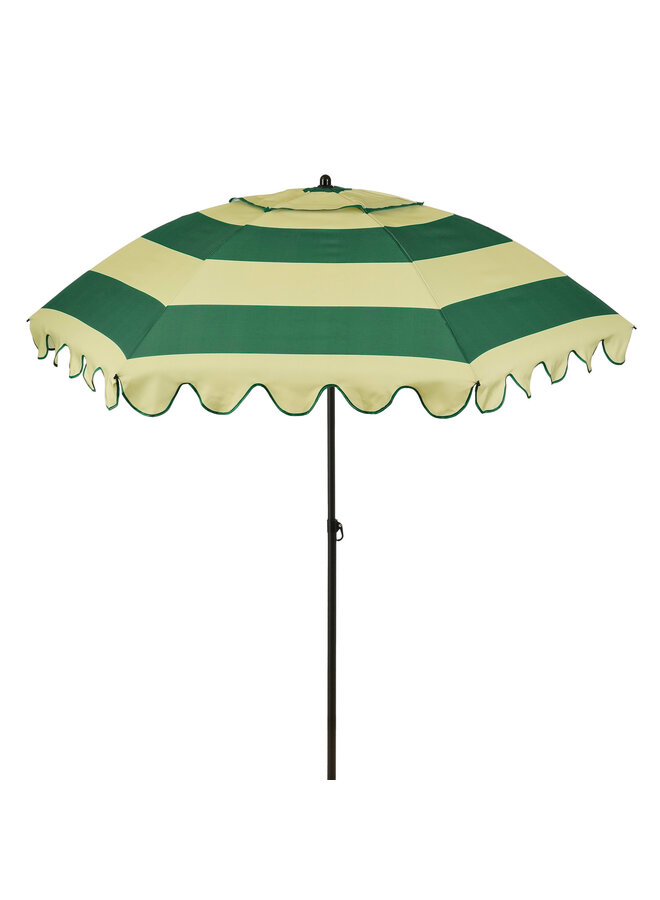 Parasol streep groen