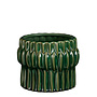 Gem pot round green