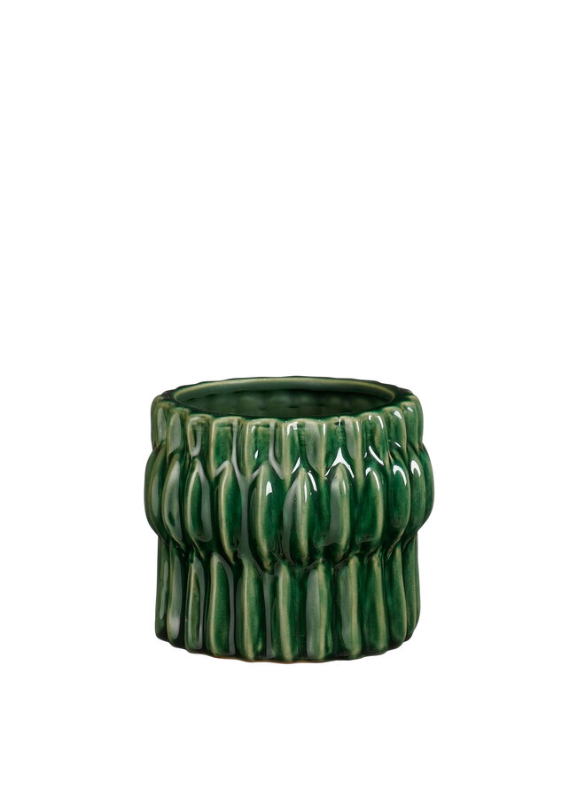 Gem pot rond groen
