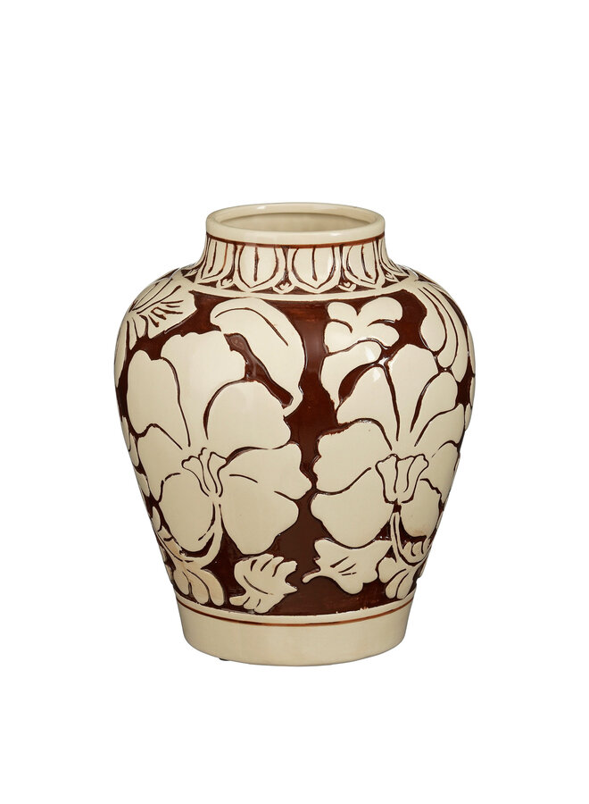 Aylin vase brown