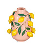Melika vase l. pink